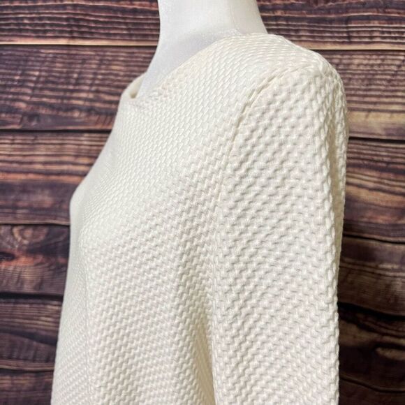 COS Women's Cream 3/4 Sleeves Top Size Medium - Picture 6 of 12